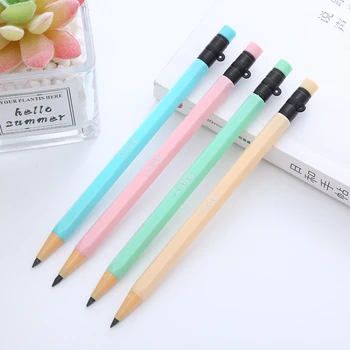 50ШТ Студенческий карандаш, прочная ручка для рисования, которую нелегко сломать, Свинцово-черная технология, нет необходимости затачивать карандаши
