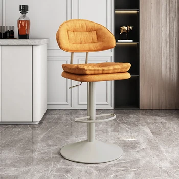 Вращающийся барный стул Современный простой Высокий табурет для ног Домашние роскошные Сексуальные барные стулья с регулируемой высотой Кухонные Табуретки Мебель