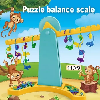 Детские игрушки-головоломки в виде чешуи обезьяны, раннее образование, взаимодействие родителей и детей, Мышление, Логический баланс, Настольная игра