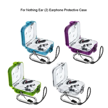Прозрачный защитный чехол для ПК Nothing Ear (2) Для защиты беспроводных наушников, чехол для защиты от пыли, защитный кожух для корпуса